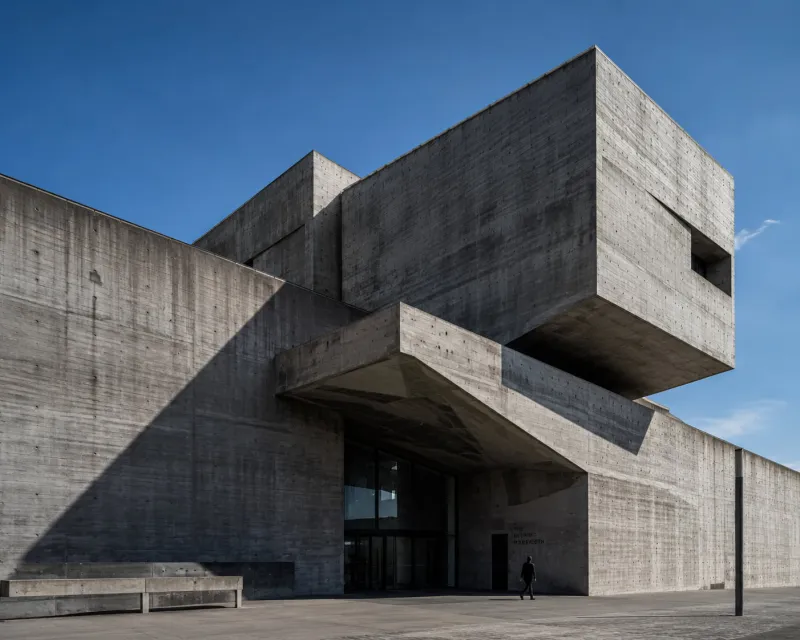 Concrete Mass Brutalist Architecture Wallpaper wallpaper preview
