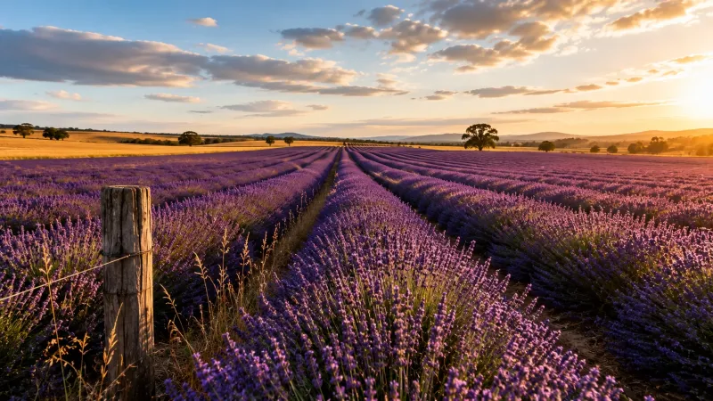 Lavender Fields Wallpaper wallpaper preview