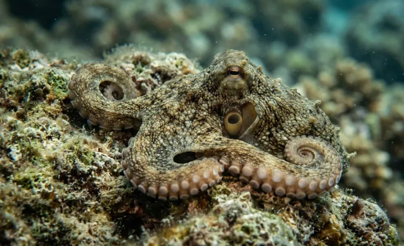 Master of Disguise Octopus Underwater Wallpaper wallpaper preview