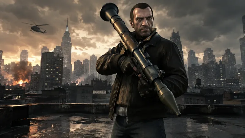 Niko Bellic – Urban Inferno wallpaper preview