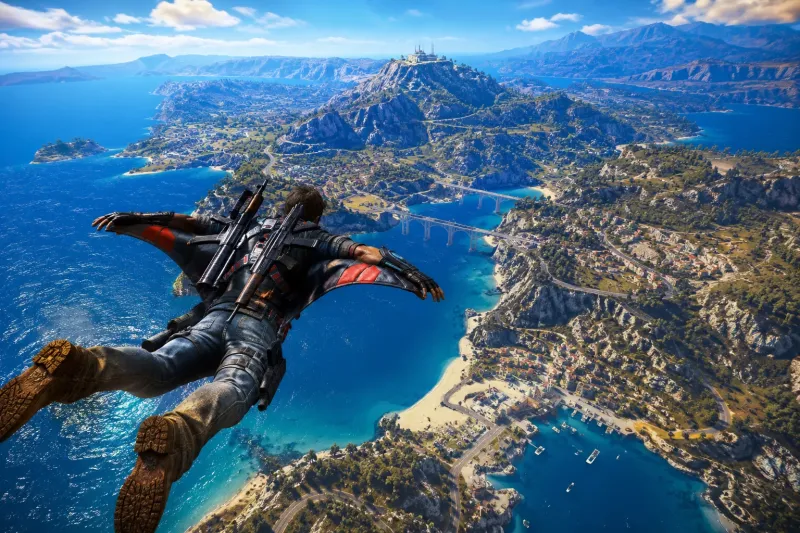 Open World Wingsuit Adventure Wallpaper 4K wallpaper preview