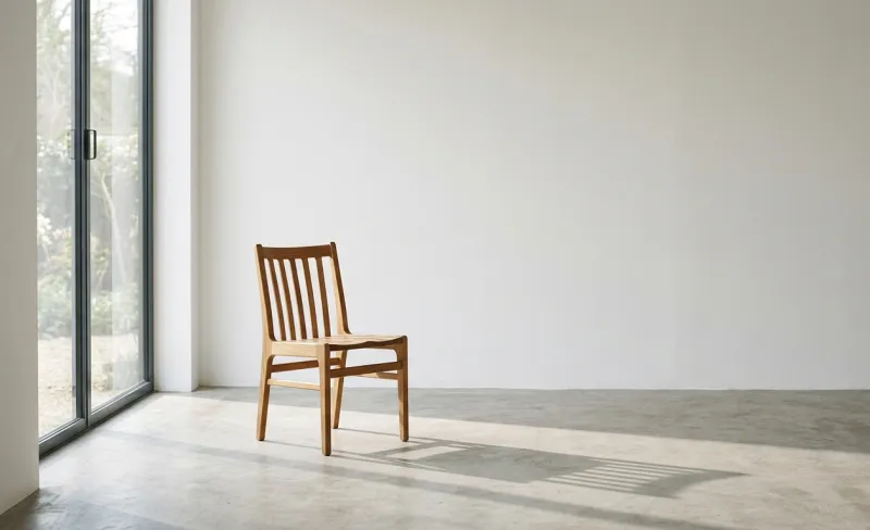 Quiet Corner Minimal Chair Wallpaper wallpaper preview