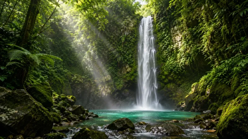 Rainforest Waterfall Wallpaper wallpaper preview