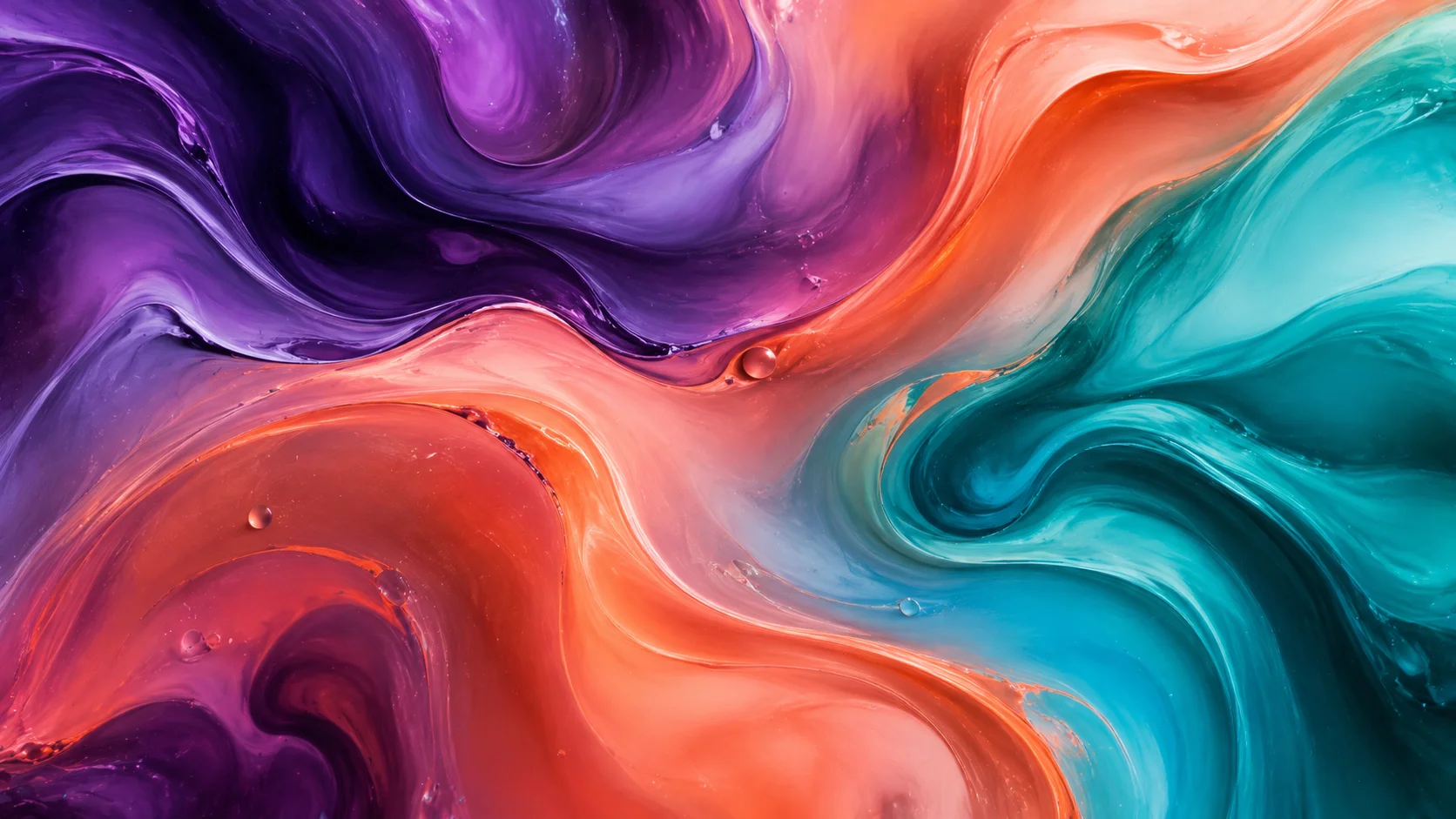 Abstract Fluid Gradient wallpaper full preview