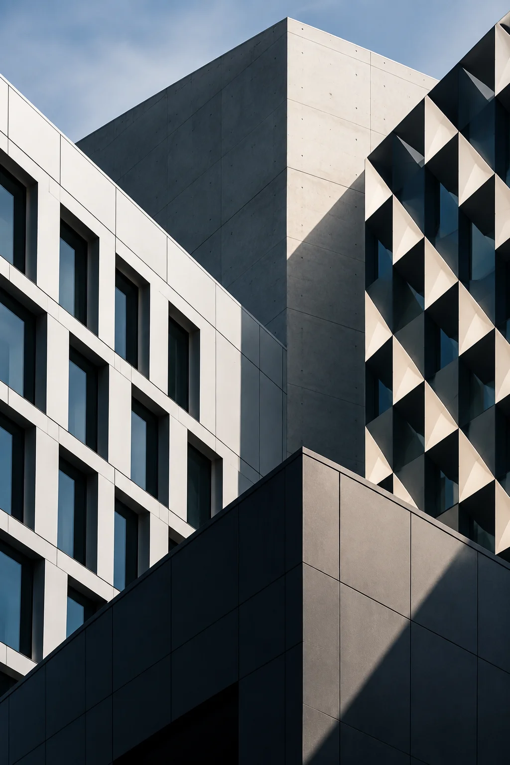 Abstract Geometric Building Facades wallpaper full preview