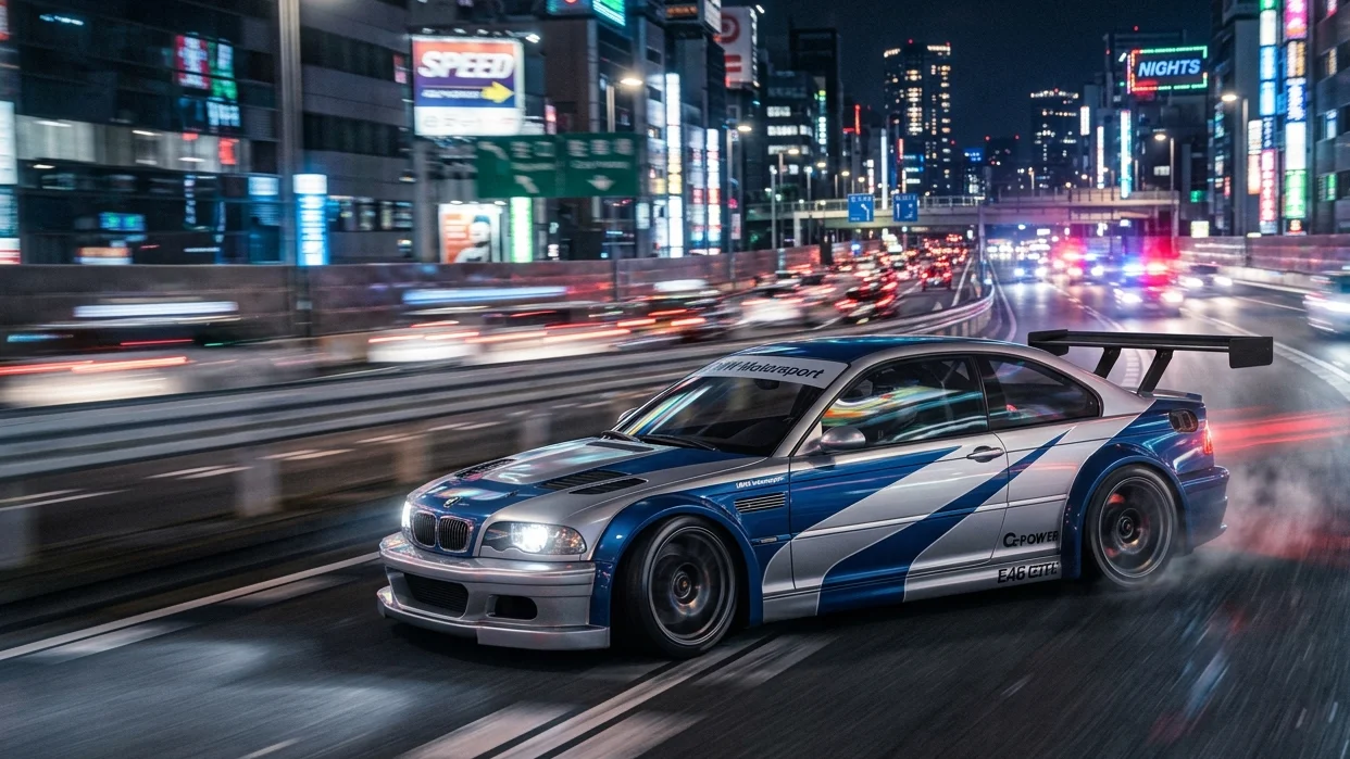 BMW M3 E46 GTR Wallpaper 4K wallpaper full preview