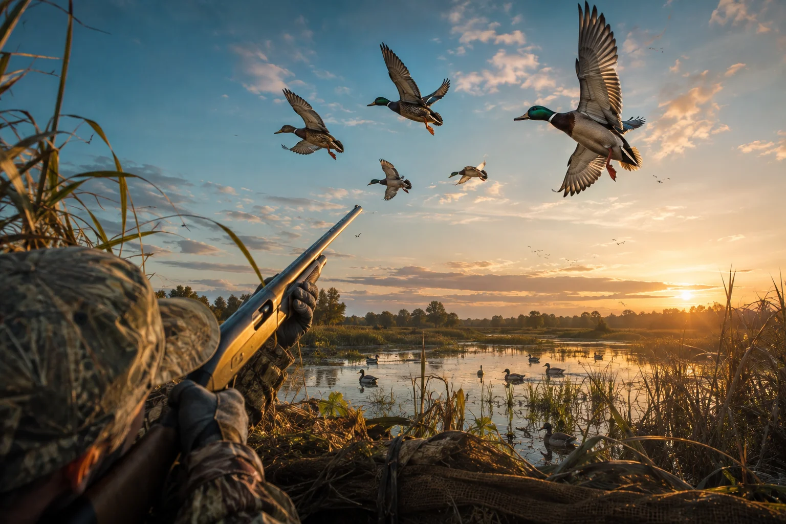 Duck Hunt Reimagined – Real-Life Marsh Adventure wallpaper full preview