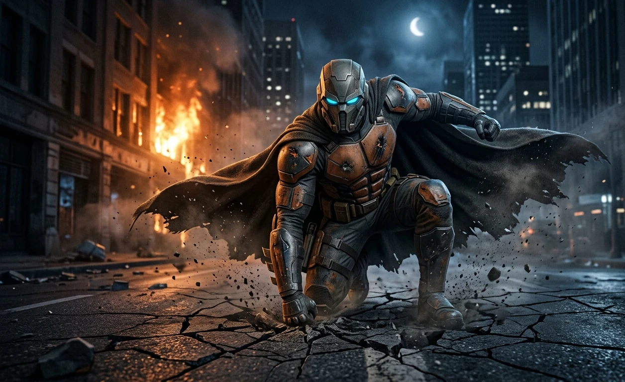 Impact Cinematic Superhero Wallpaper wallpaper full preview