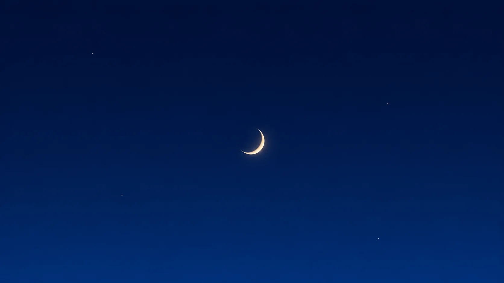 Minimal Crescent Moon Wallpaper wallpaper full preview