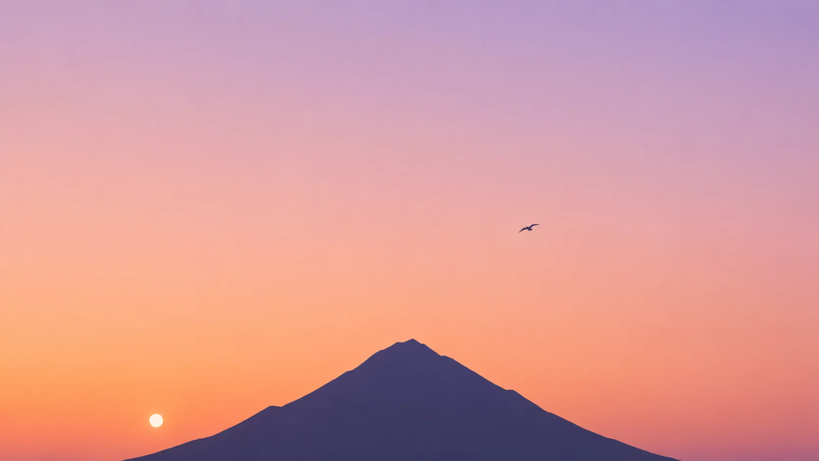 Minimal Mountain Peak Wallpaper wallpaper full preview