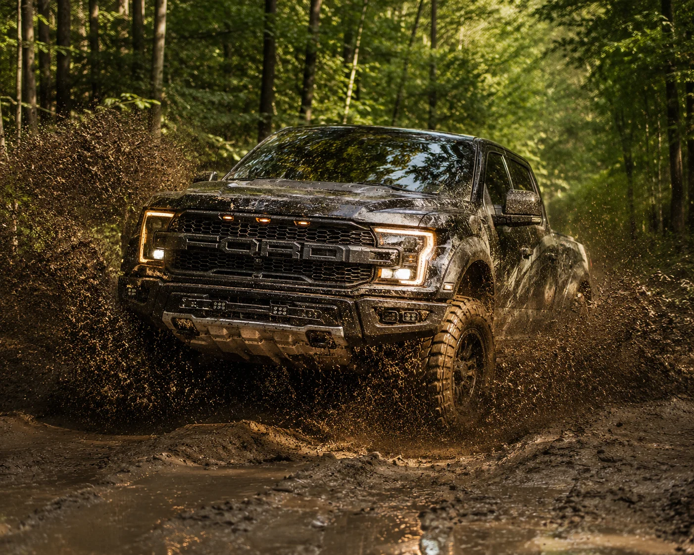 Mud Run Off-Road Truck Wallpaper wallpaper full preview