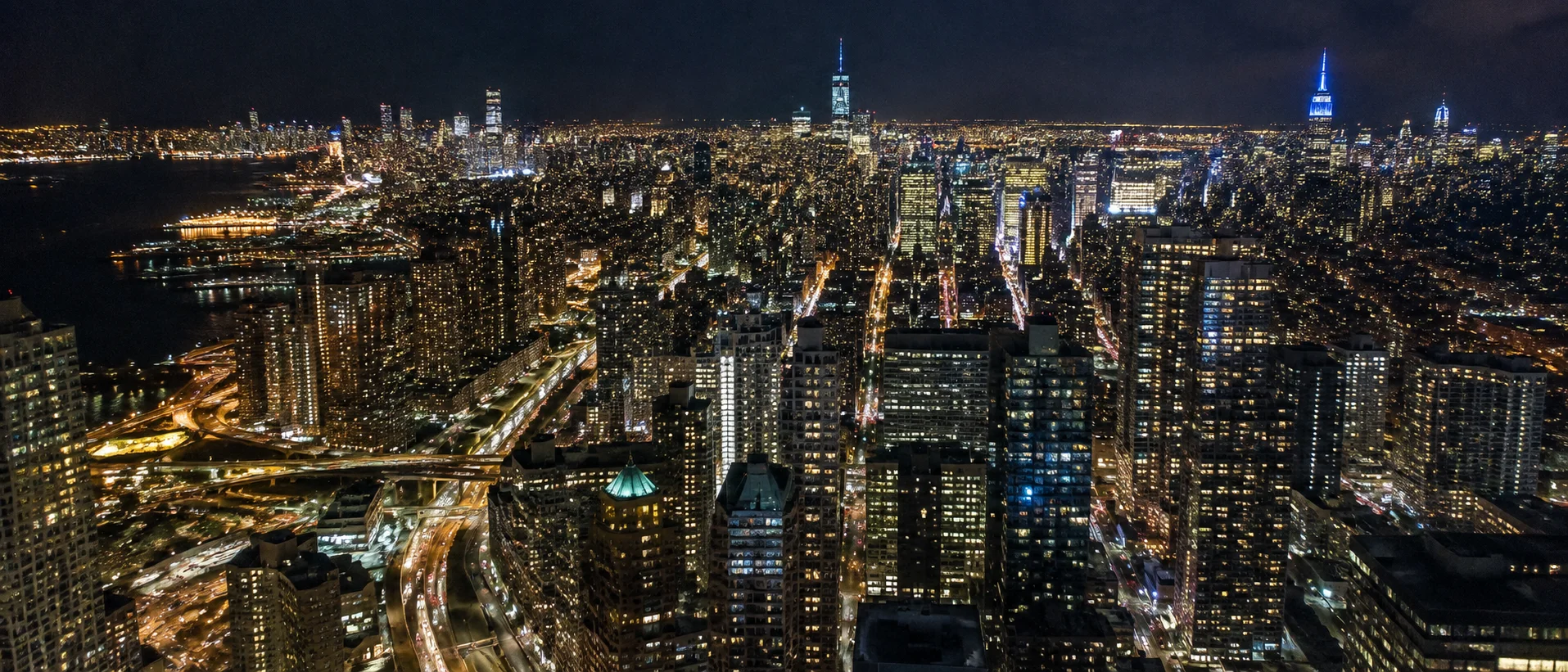 Night City Aerial wallpaper full preview