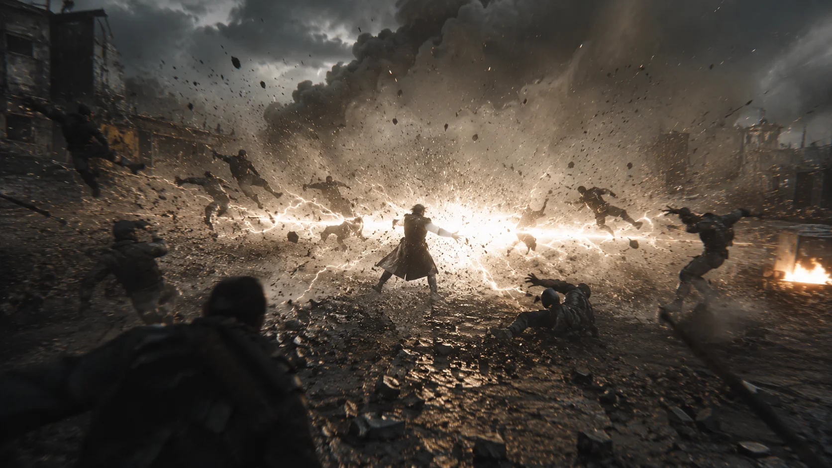 Superhero Power Explosion Wallpaper wallpaper full preview