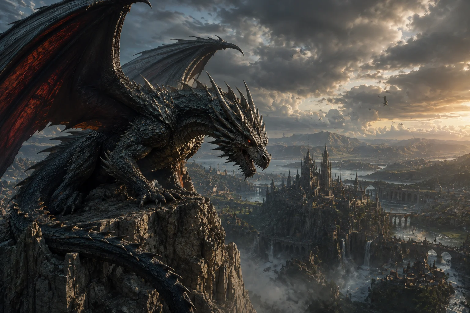 The Black Dragon – Guardian of the Forgotten Kingdom wallpaper full preview