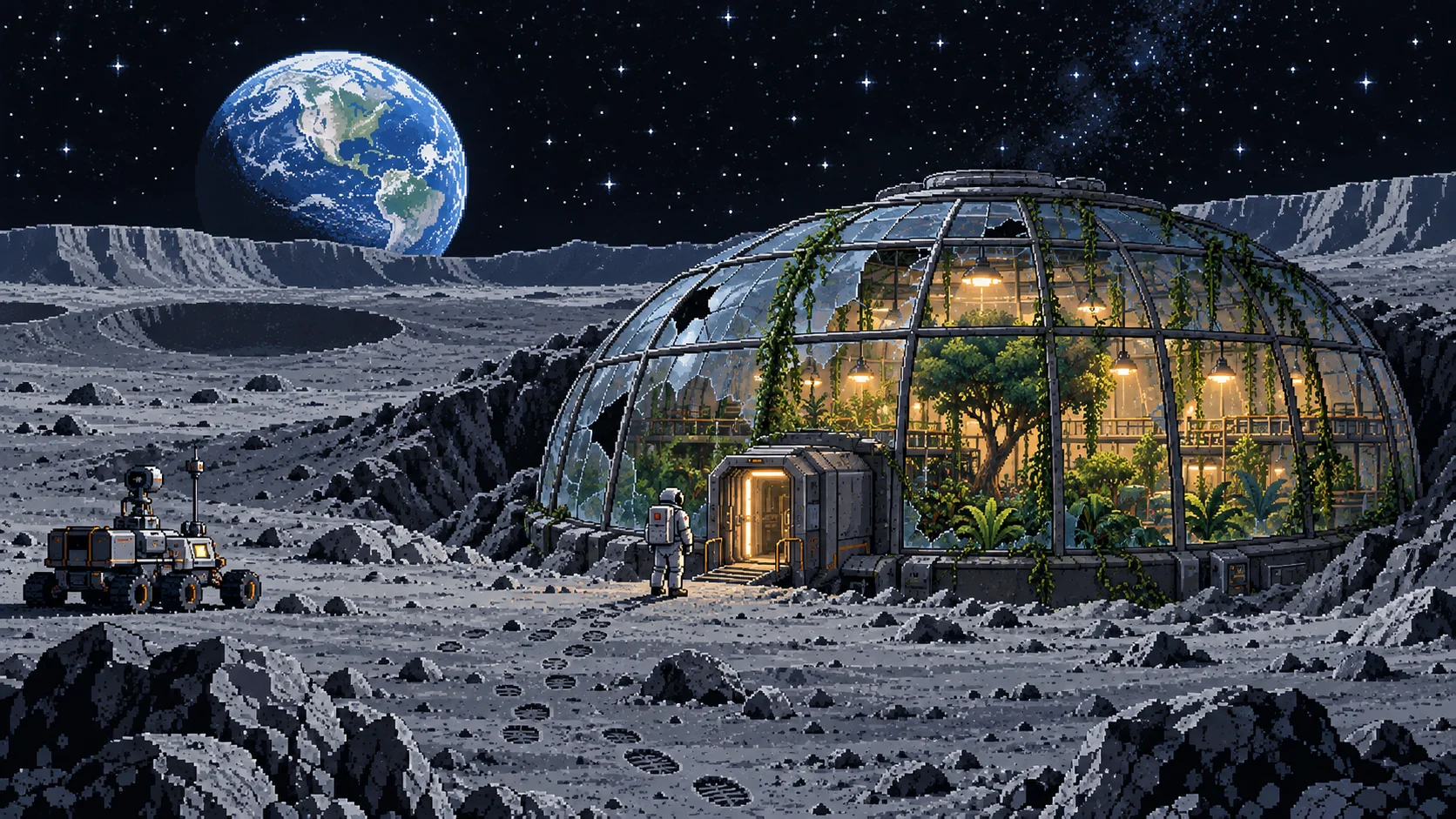 The Last Garden on the Moon