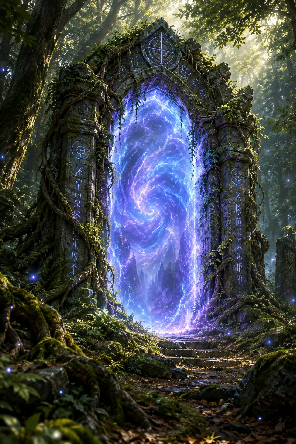Threshold Ancient Portal Fantasy Wallpaper wallpaper full preview